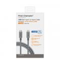 FIRST CHAMPION TC32C 1M USB3.2 TYPE-C TO C CABLE