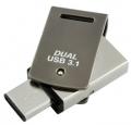PNY DULEY USB3.1+TYPE-C 128G STORAGE