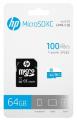 HP MICROSD/TF 64G CLASS 10, UHS-I, U1 MEMORY CARD