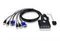 ATEN CS22U 2PORT USB KVM W/O AUDIO SWITCH BOX